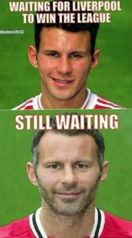 Giggs czeka i czeka...