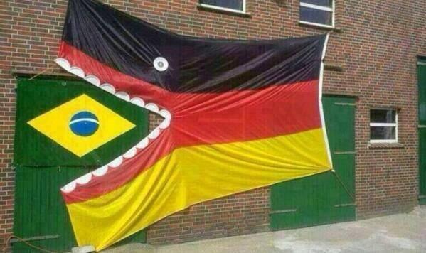 Niemcy pożarli Brazylijczyków